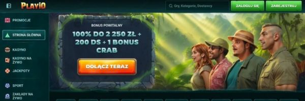 Playio Casino 125% bonus do 777 euro z 750 darmowymi spinami